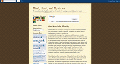 Desktop Screenshot of mindheartandmysteries.blogspot.com