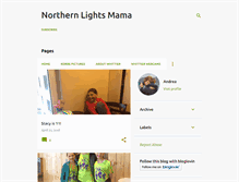 Tablet Screenshot of northernlightsmama.blogspot.com