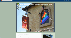 Desktop Screenshot of domesticviolenceinwesthollywood.blogspot.com