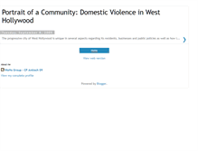 Tablet Screenshot of domesticviolenceinwesthollywood.blogspot.com