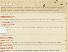 Tablet Screenshot of cuasotinhoc.blogspot.com