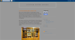 Desktop Screenshot of customentrydoors.blogspot.com