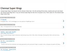 Tablet Screenshot of chennai-super-kings.blogspot.com