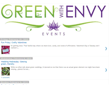 Tablet Screenshot of greenwithenvyevents.blogspot.com