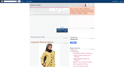 Desktop Screenshot of clothsworld.blogspot.com