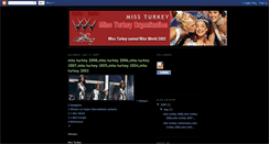 Desktop Screenshot of miss-turkey.blogspot.com