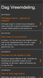 Mobile Screenshot of dagvreemdeling.blogspot.com
