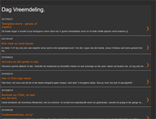 Tablet Screenshot of dagvreemdeling.blogspot.com