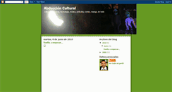Desktop Screenshot of abduccioncultural.blogspot.com