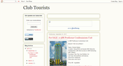 Desktop Screenshot of clubtourists.blogspot.com