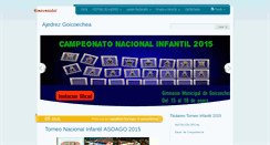 Desktop Screenshot of ajedrezgoico.blogspot.com