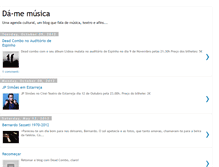 Tablet Screenshot of da-me-musica.blogspot.com