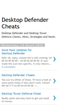Mobile Screenshot of desktopdefendercheats.blogspot.com