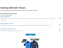 Tablet Screenshot of desktopdefendercheats.blogspot.com