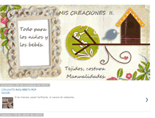 Tablet Screenshot of miscreacionesdos.blogspot.com