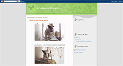 Desktop Screenshot of elencantocriadero.blogspot.com