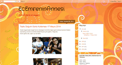 Desktop Screenshot of eceninannesi.blogspot.com