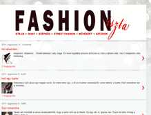 Tablet Screenshot of fashioniszta.blogspot.com