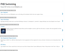 Tablet Screenshot of fhdolphins.blogspot.com