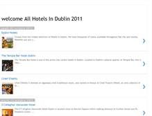 Tablet Screenshot of hotels-dublin2011.blogspot.com