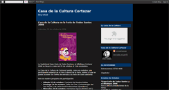 Desktop Screenshot of casadeculturacortazar.blogspot.com