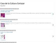 Tablet Screenshot of casadeculturacortazar.blogspot.com