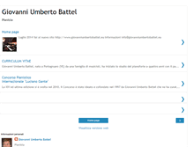 Tablet Screenshot of giovanniumbertobattel.blogspot.com