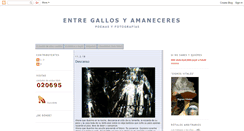 Desktop Screenshot of entregallosyamaneceres.blogspot.com