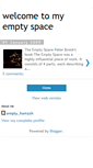Mobile Screenshot of emptyspacehamzah.blogspot.com