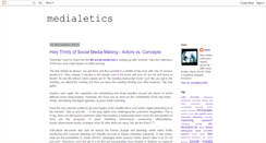 Desktop Screenshot of medialetics.blogspot.com