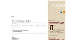 Desktop Screenshot of briesnewblog.blogspot.com