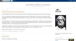 Desktop Screenshot of littera-scripta.blogspot.com