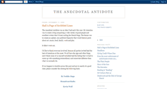 Desktop Screenshot of anecdotal-antidote.blogspot.com