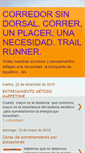 Mobile Screenshot of corredorsindorsal.blogspot.com