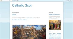 Desktop Screenshot of catholicscot.blogspot.com