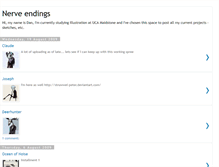 Tablet Screenshot of nervesendings.blogspot.com