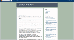 Desktop Screenshot of cheshuntnorthward.blogspot.com