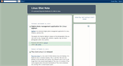 Desktop Screenshot of linuxidiotnote.blogspot.com