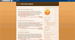 Desktop Screenshot of chevy-captiva.blogspot.com