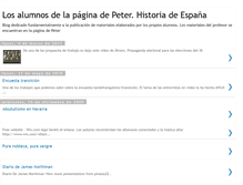 Tablet Screenshot of lapaginadepeterspain.blogspot.com