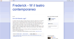 Desktop Screenshot of frederick-wilteatrocontemporaneo.blogspot.com