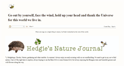 Desktop Screenshot of hedgiesjoy.blogspot.com