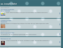 Tablet Screenshot of aa-joseph-vallot.blogspot.com