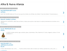 Tablet Screenshot of alikanuevaalianza.blogspot.com