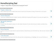 Tablet Screenshot of homedisciplingdad.blogspot.com