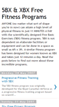Mobile Screenshot of 5bx-free-fitness-program.blogspot.com