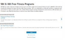 Tablet Screenshot of 5bx-free-fitness-program.blogspot.com