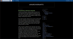 Desktop Screenshot of anarchorants.blogspot.com