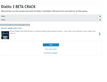 Tablet Screenshot of diablo3betacrack.blogspot.com