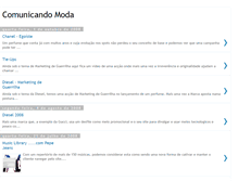 Tablet Screenshot of comunicando-moda.blogspot.com